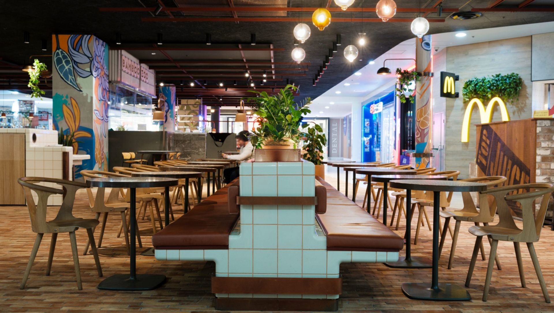 Dining Precinct, Marrickville Metro banner