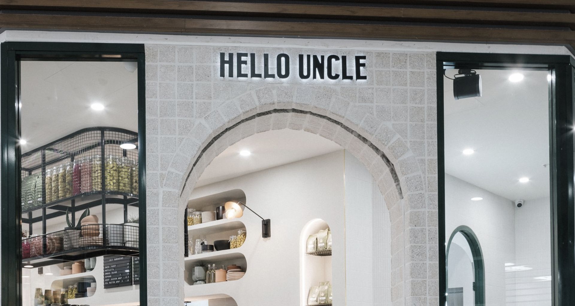 Hello Uncle cafe banner