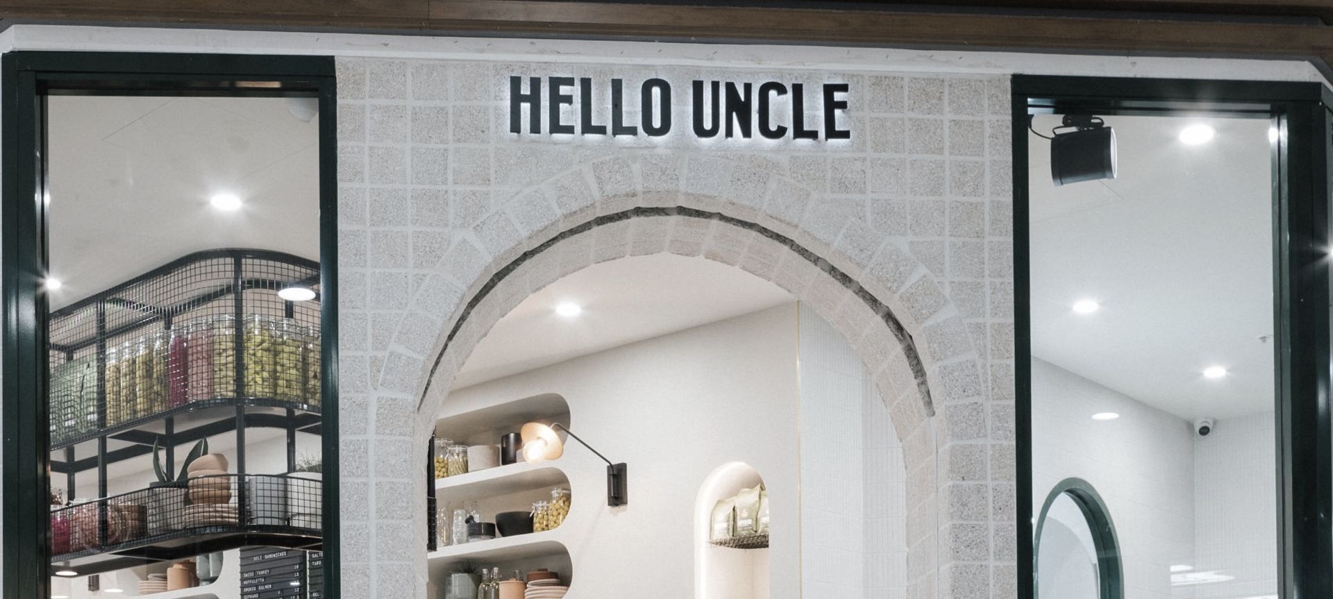 Hello Uncle cafe banner