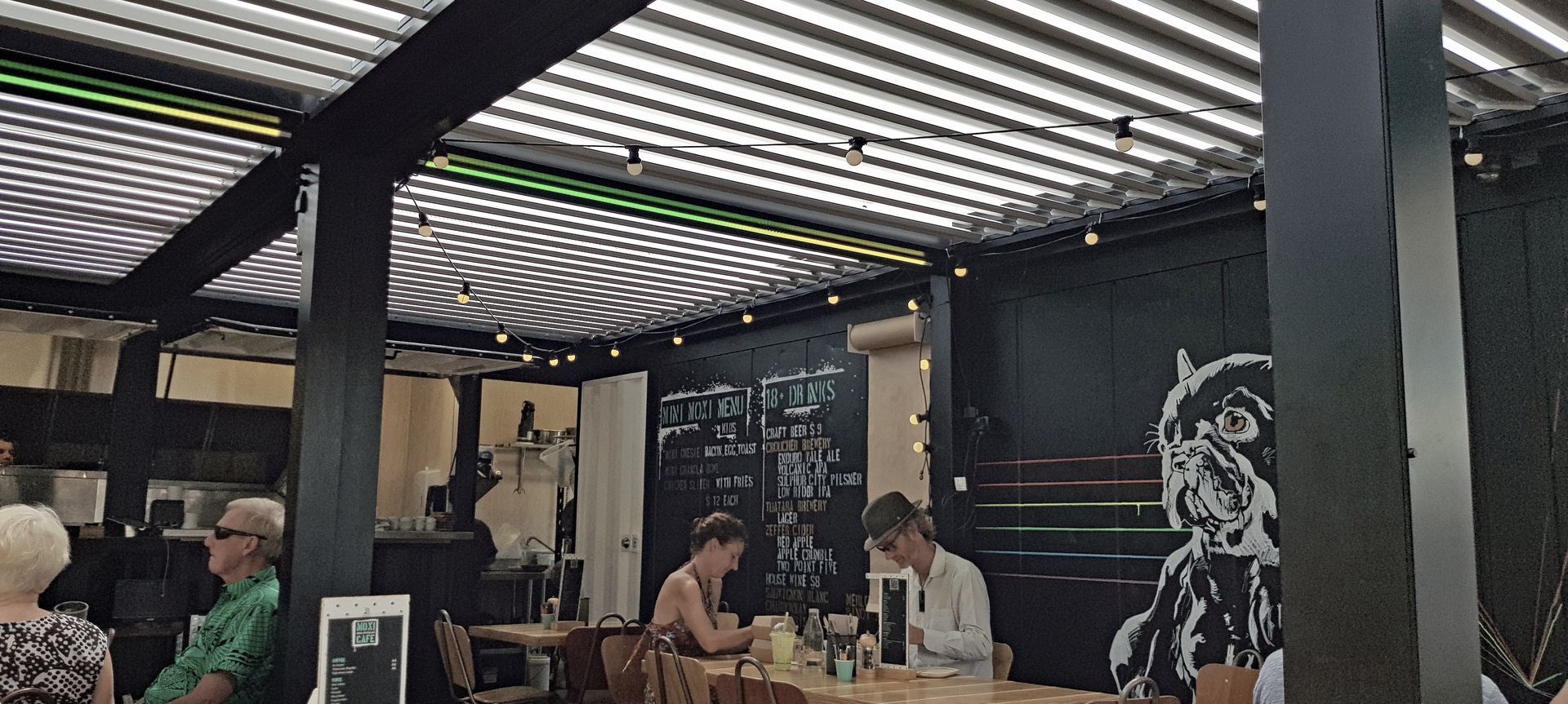 Transforming the Moxi Cafe with Louvre Roofs banner