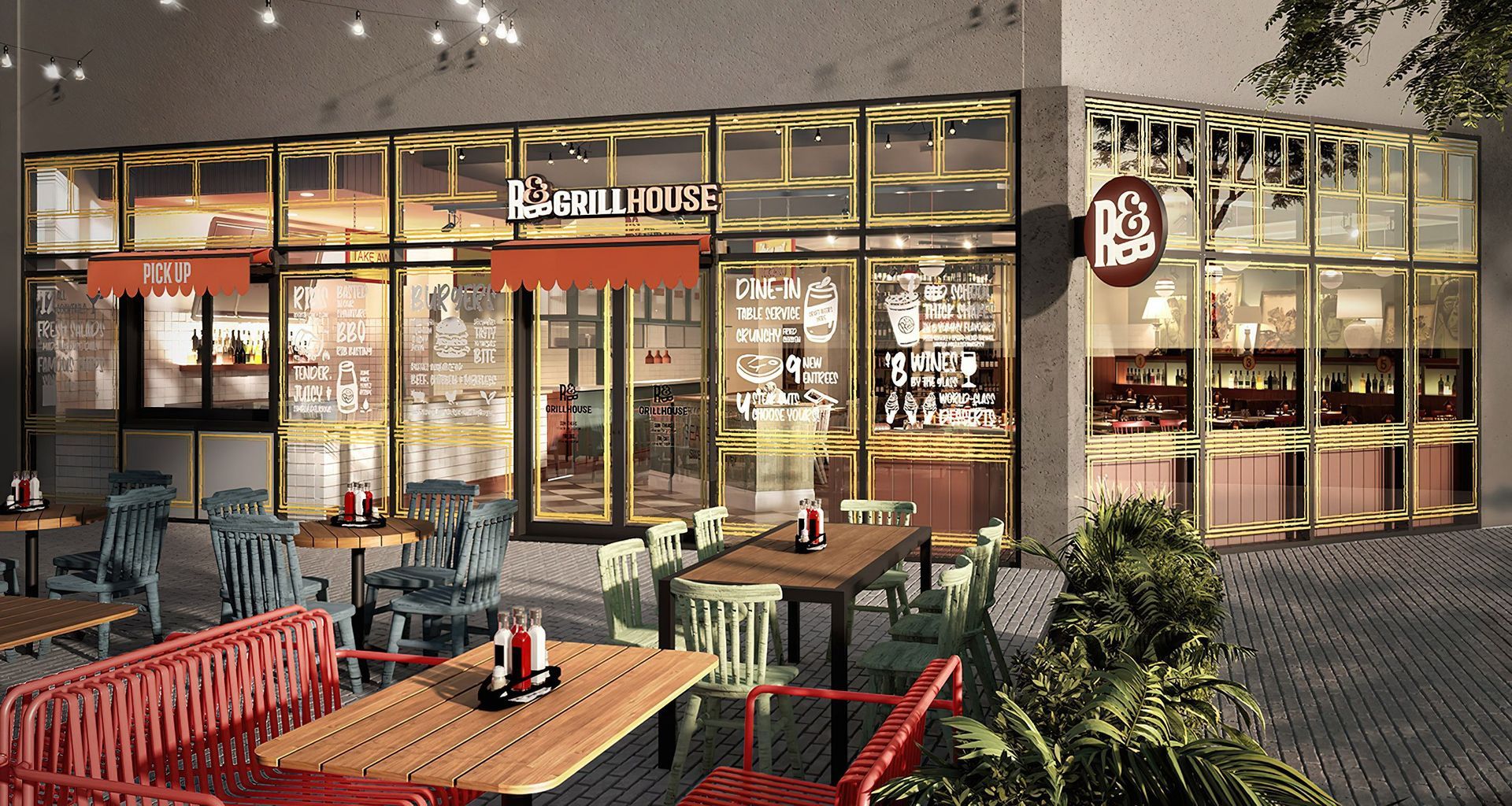 R&B Grillhouse, Gregory Hill banner