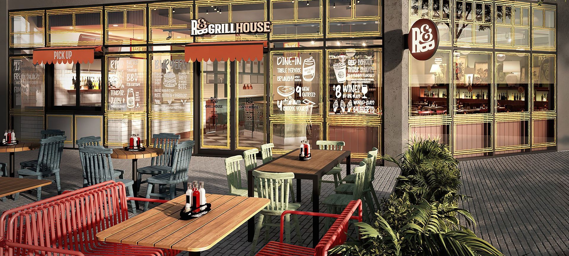 R&B Grillhouse, Gregory Hill banner