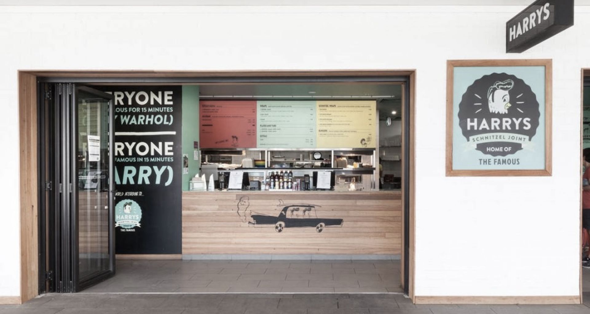 Harry's Schnitzel Joint banner