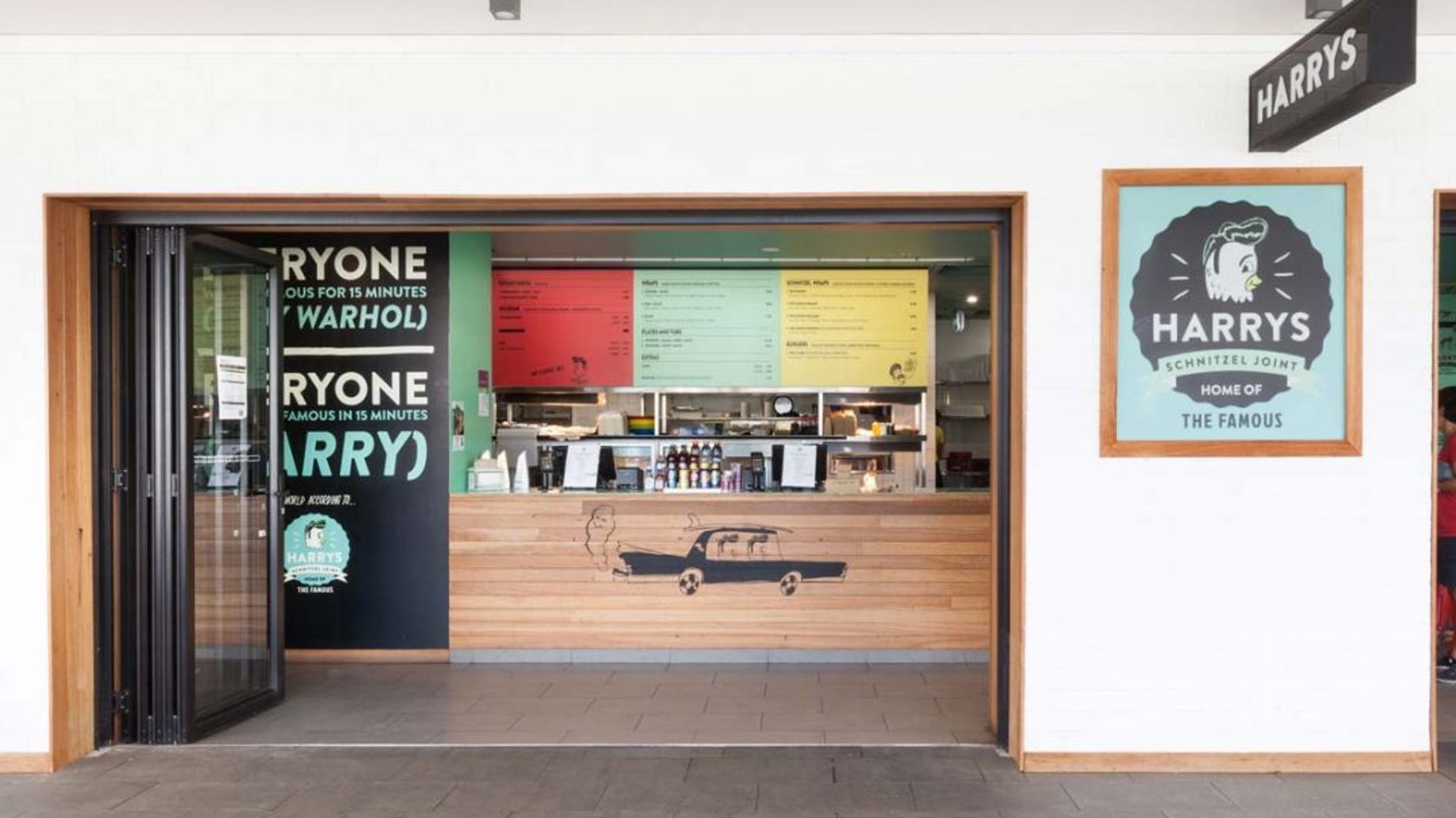 Harry's Schnitzel Joint banner