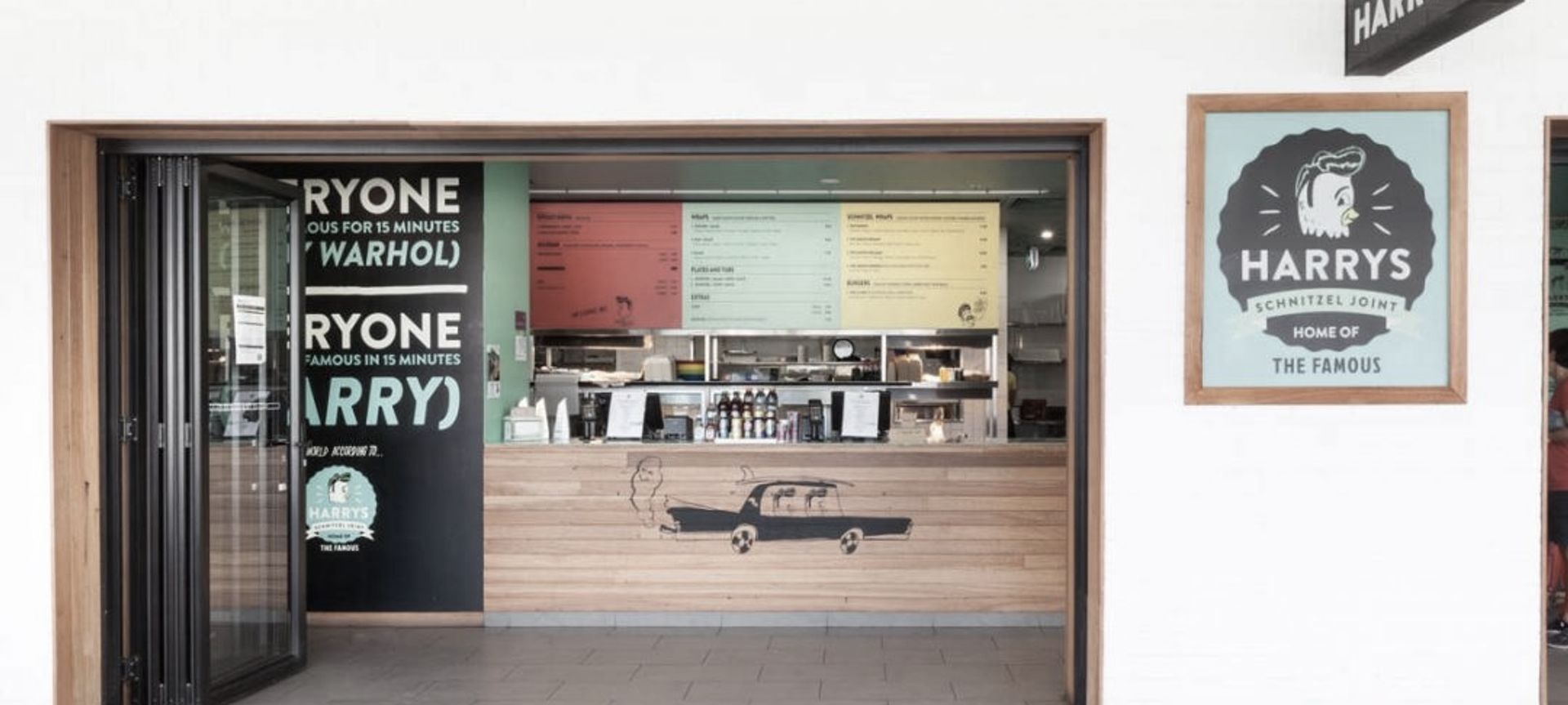 Harry's Schnitzel Joint banner