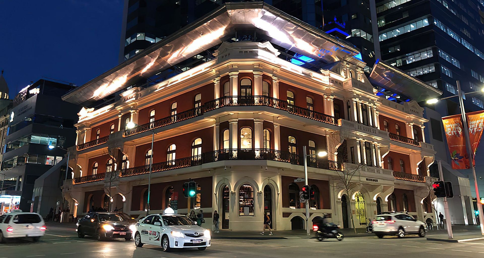 The Meat and Wine Co., Palace Hotel banner