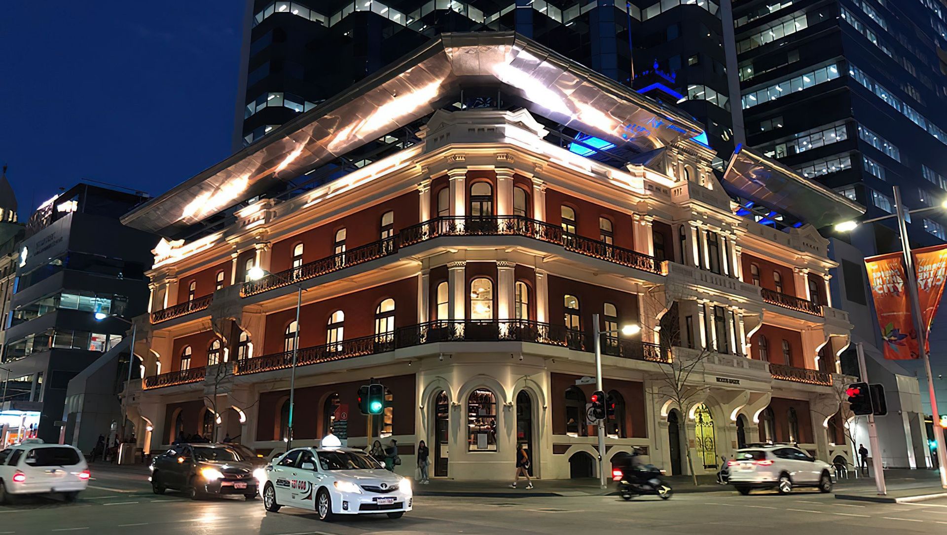 The Meat and Wine Co., Palace Hotel banner