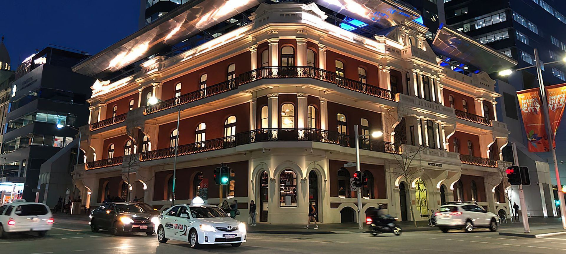 The Meat and Wine Co., Palace Hotel banner