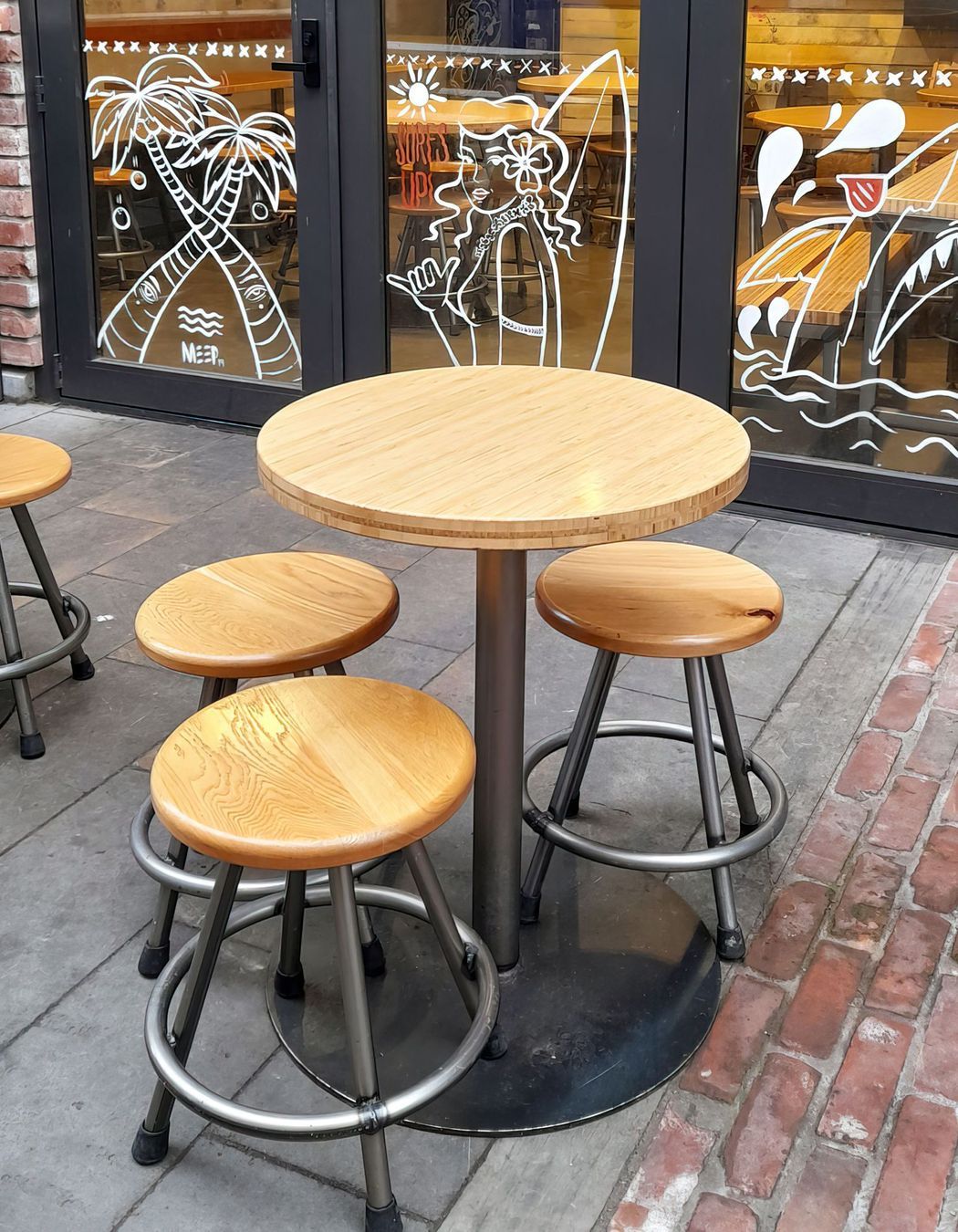 Funky Use Of Bamboo At Shaka Bros In Christchurch