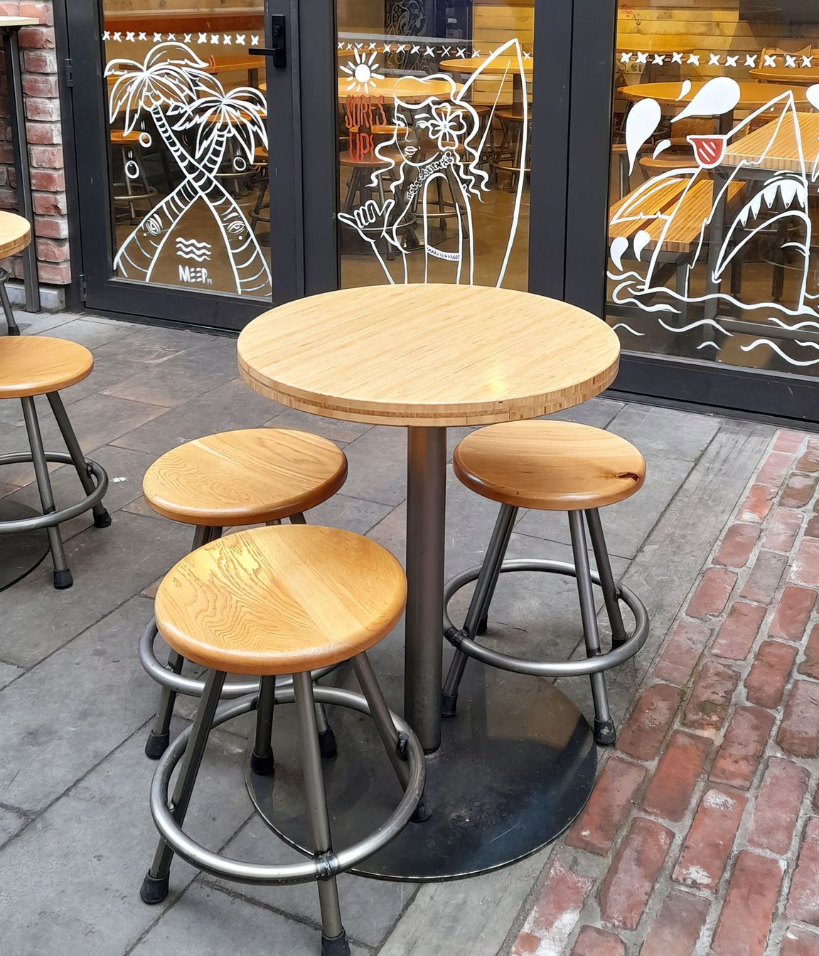 Funky Use Of Bamboo At Shaka Bros In Christchurch