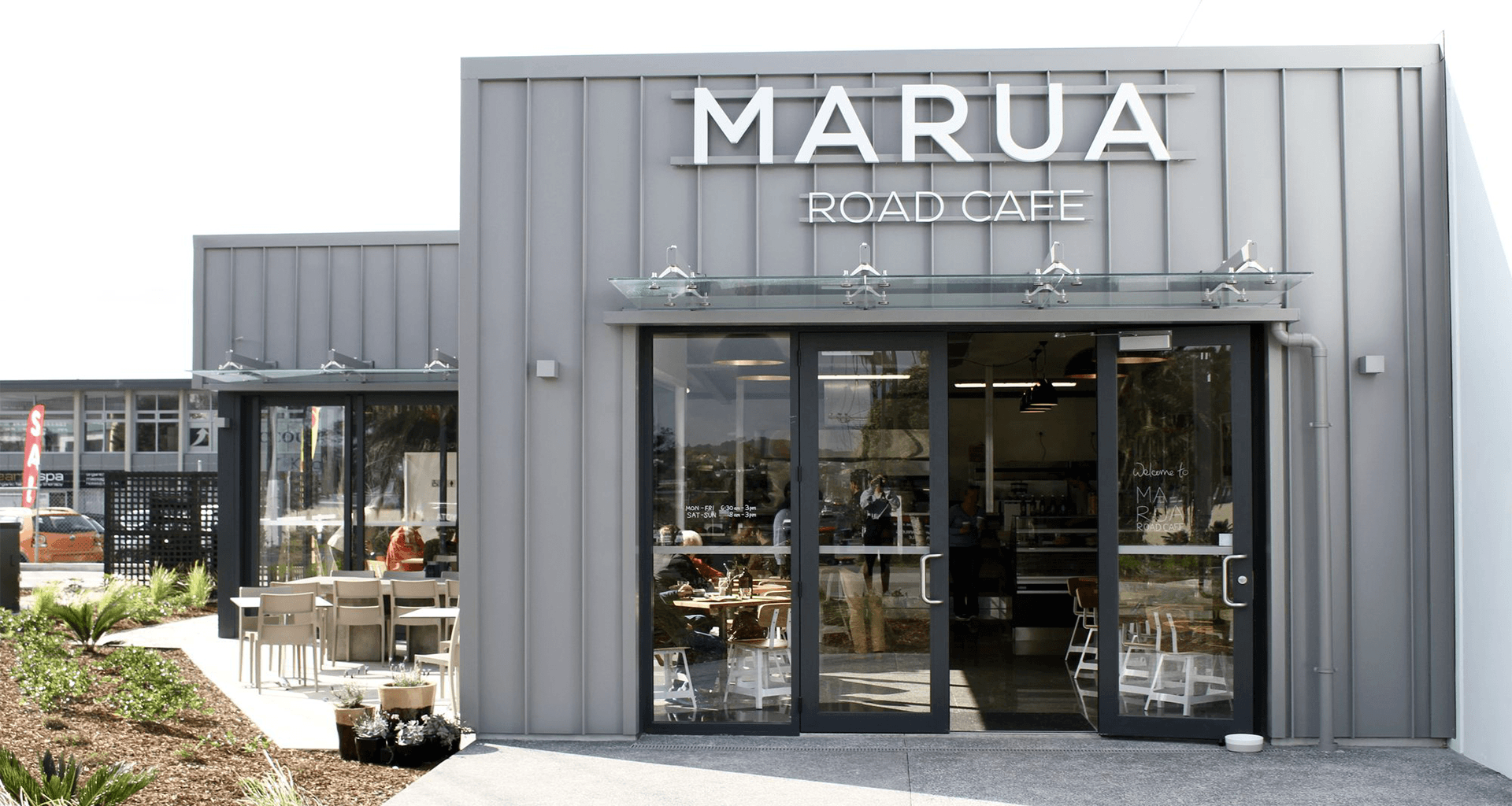 Marua Road Cafe banner