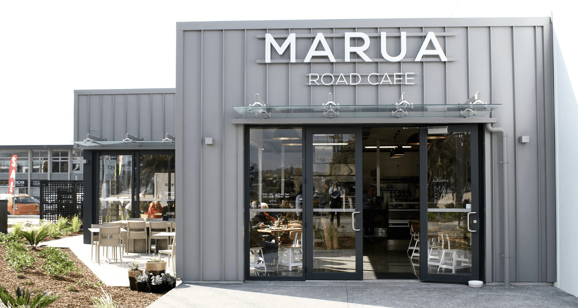 Marua Road Cafe banner