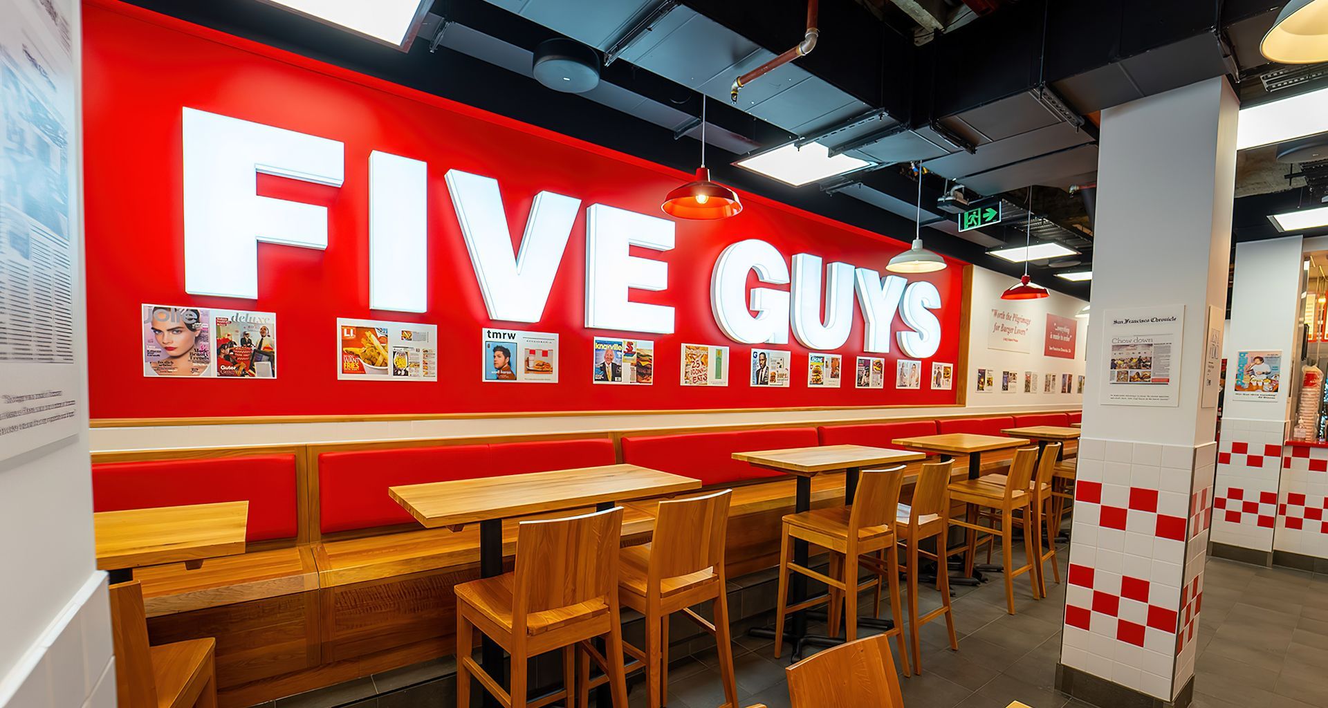 Five Guys, George Street, Sydney banner