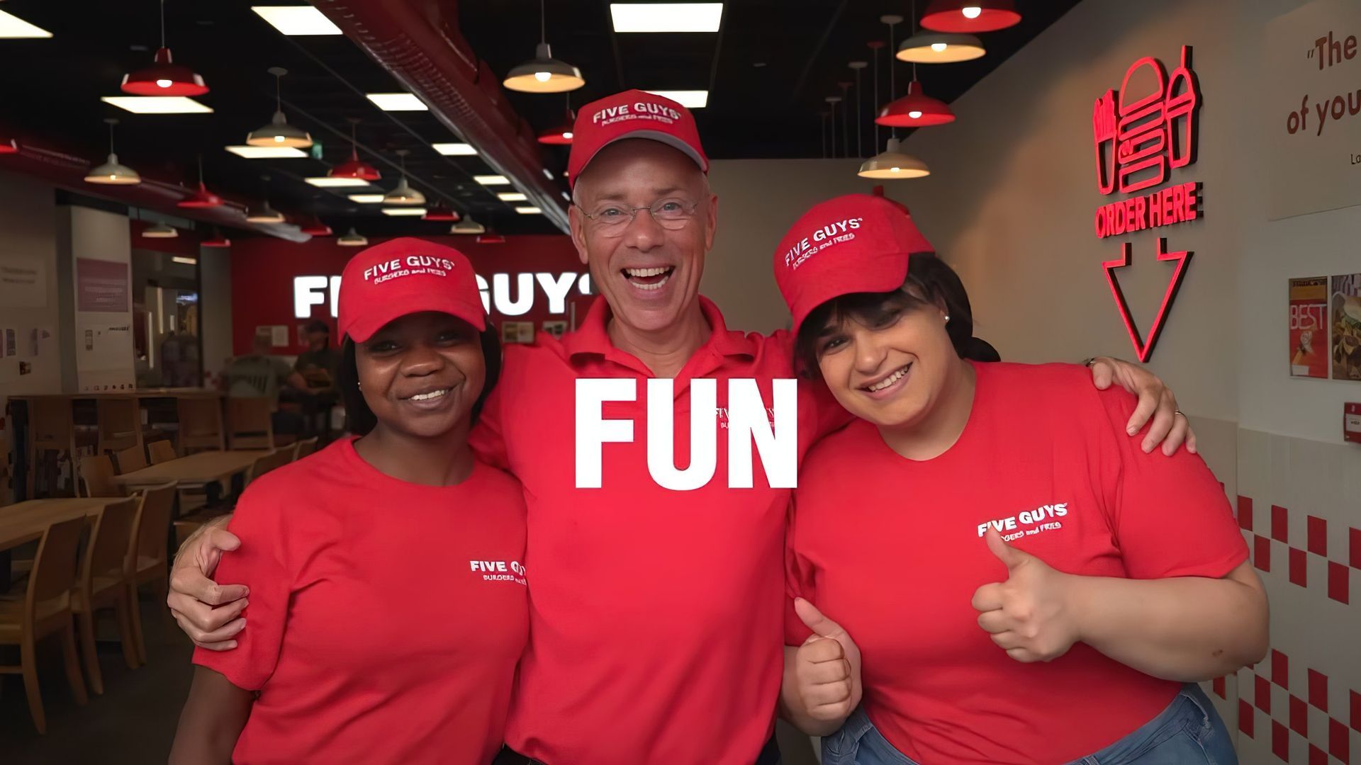 FIVE GUYS, Restaurant Design, Penrith, Australia video