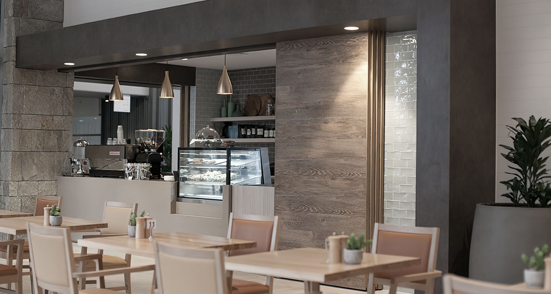 The Café banner