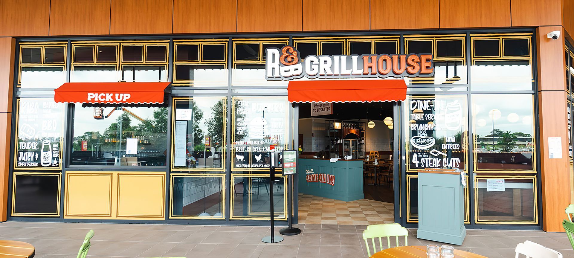 R&B Grillhouse, Gregory Hill banner