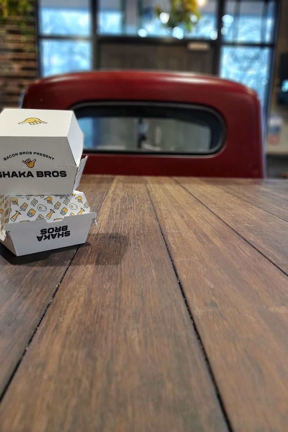Funky Use Of Bamboo At Shaka Bros In Christchurch