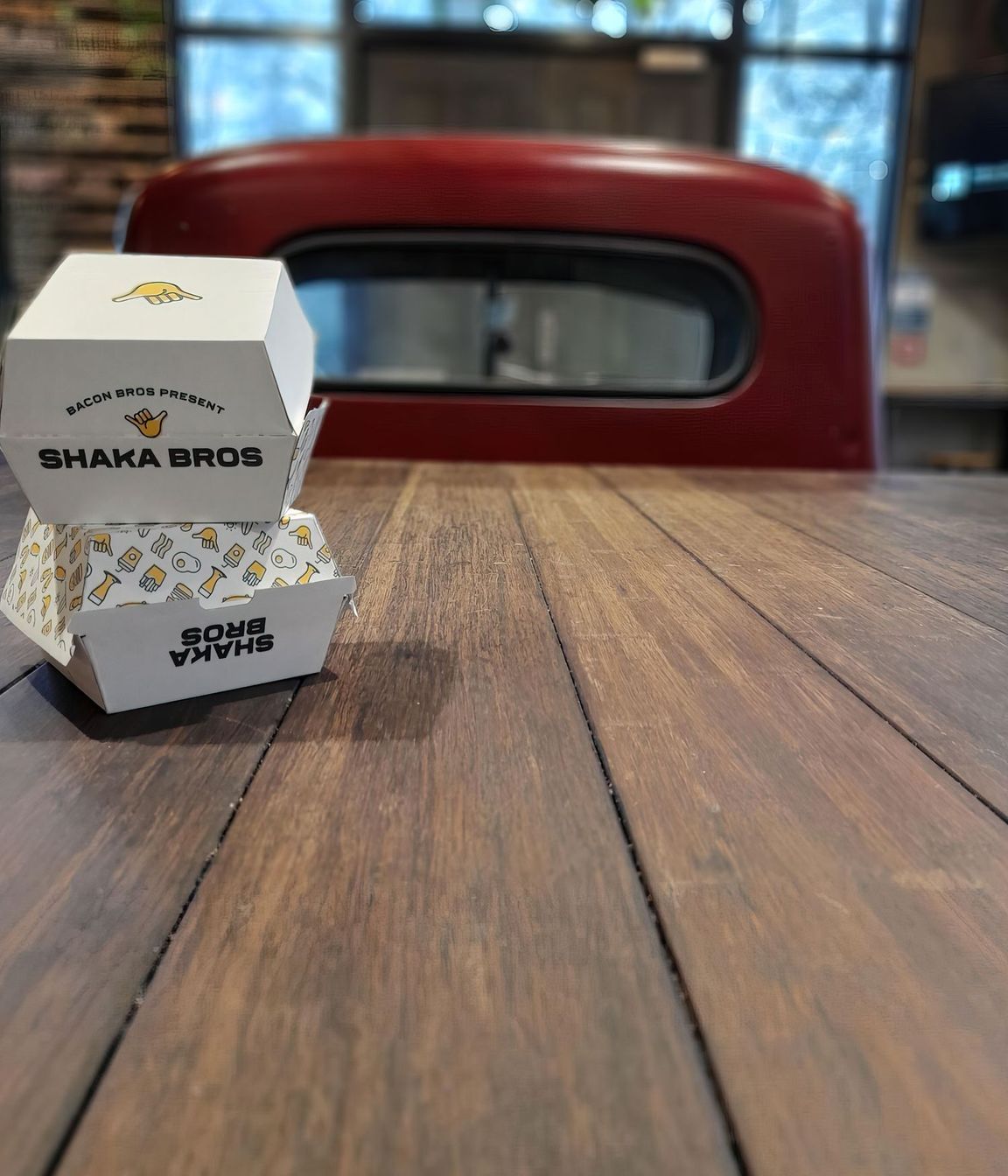 Funky Use Of Bamboo At Shaka Bros In Christchurch