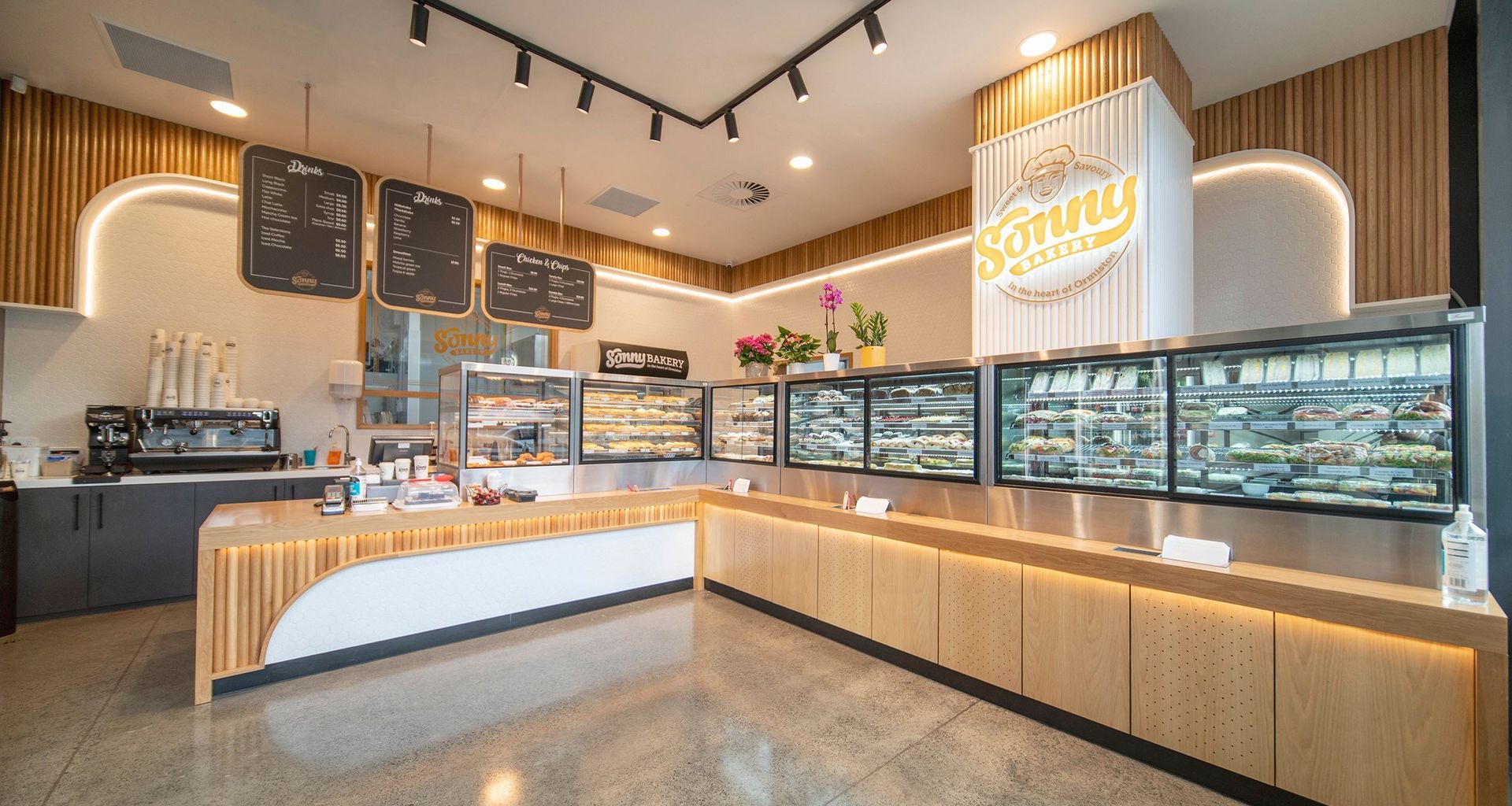 Sonny Bakery, Ormiston Town Centre banner