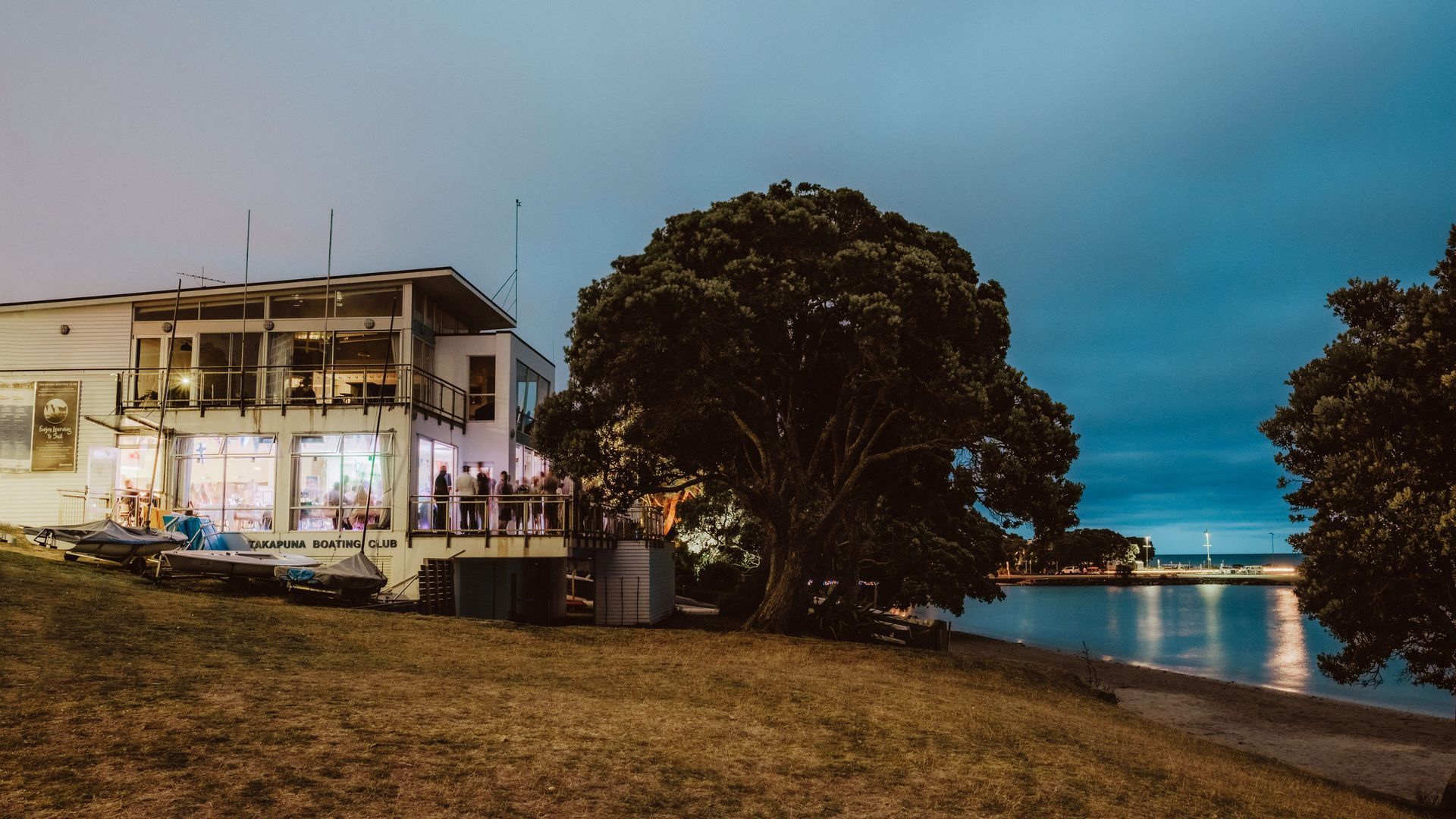 Takapuna Boating Club banner