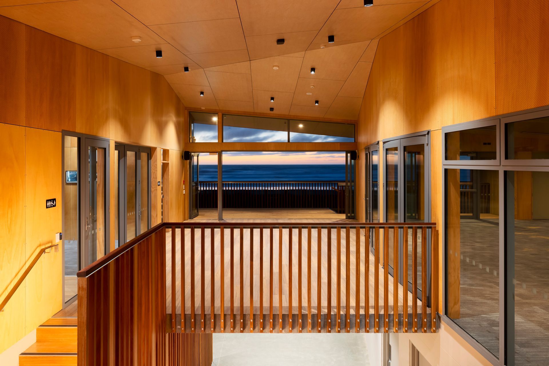 Internal spaces within the new surf club