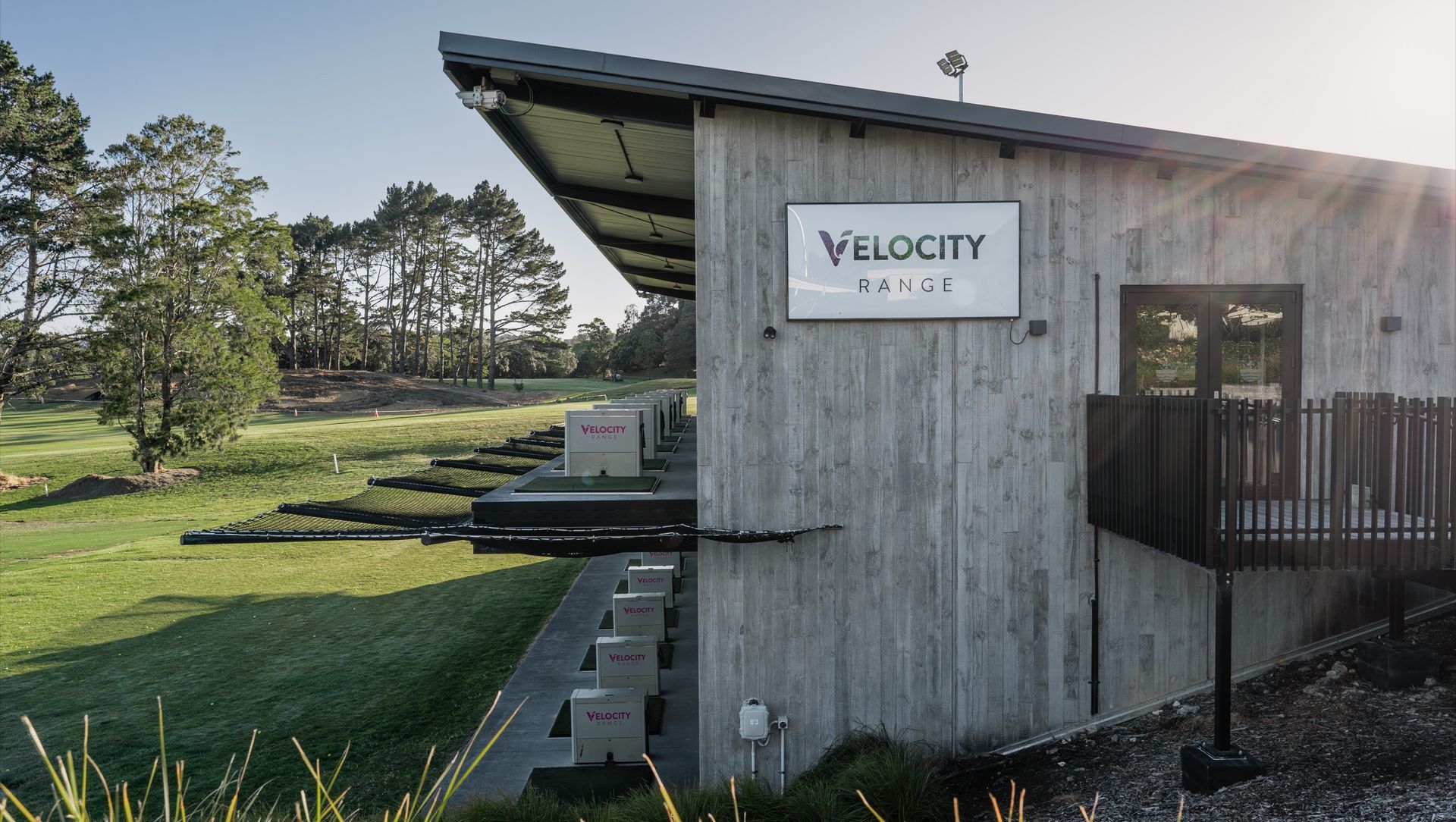 Velocity Golf Driving Range banner