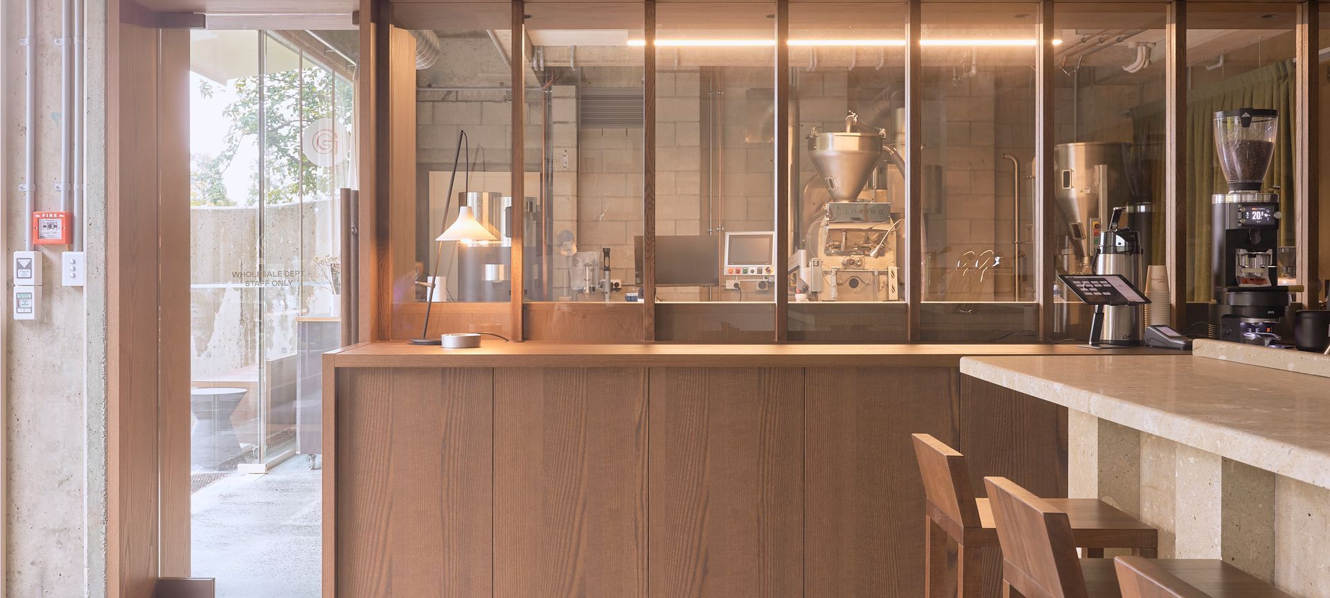 Grey Roasting - VidaSpace Prefinished Timber Veneer Joinery