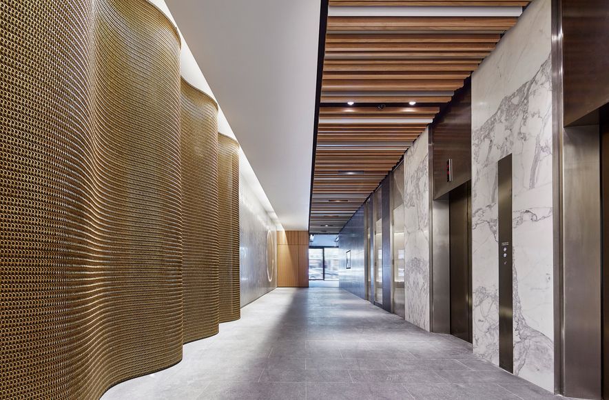Creative Curves for Workplace Lobby