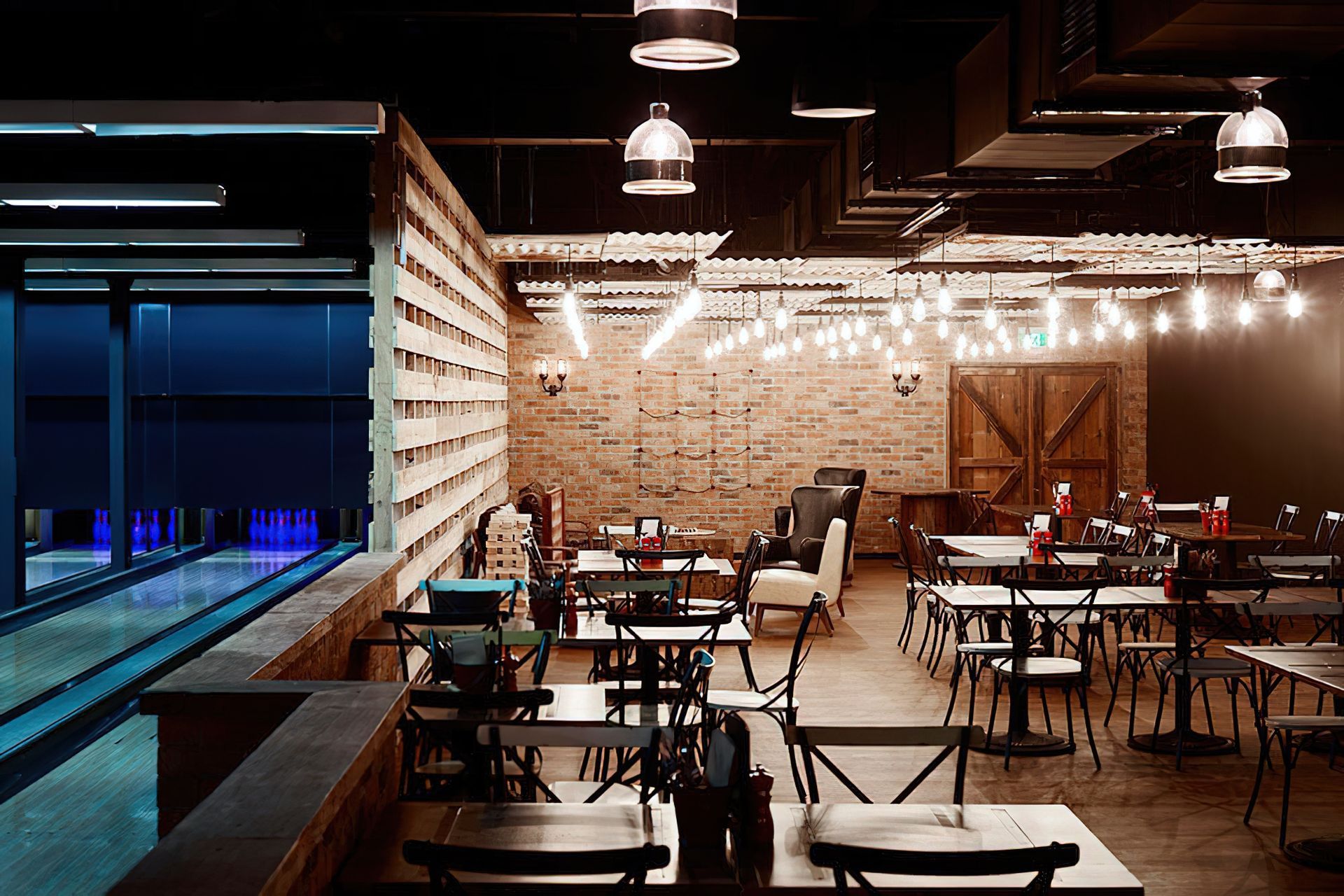 Relaxed dining areas