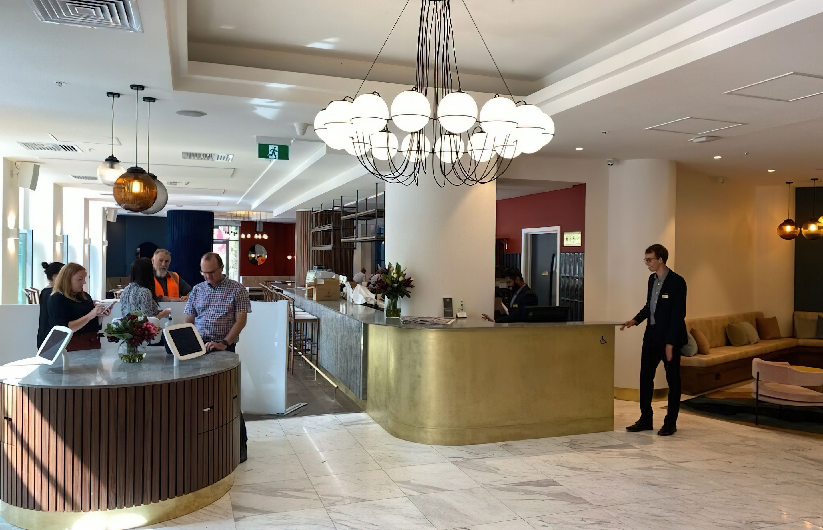 Astep Chandelier Lights Up Airedale Boutique Suites by Context Architects