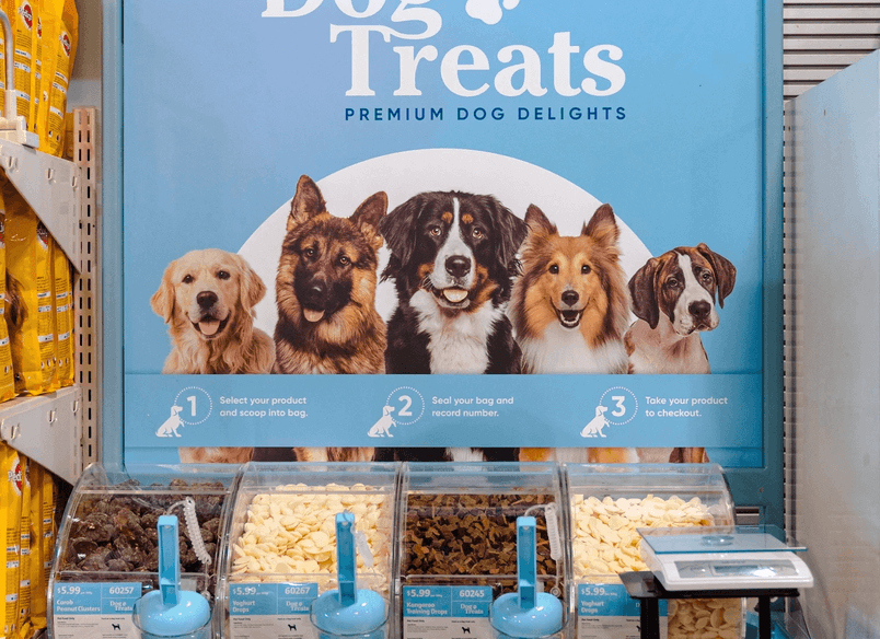 Alison's Pantry Dog Treat Display Stand