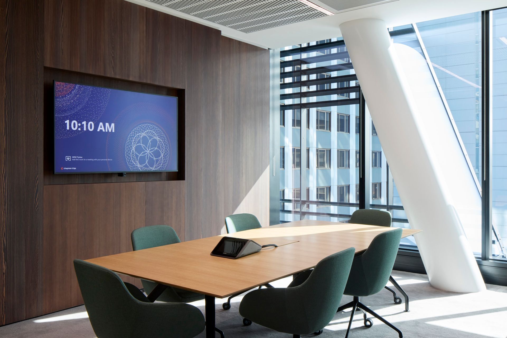 Chapman Tripp Office - Larch Veneer