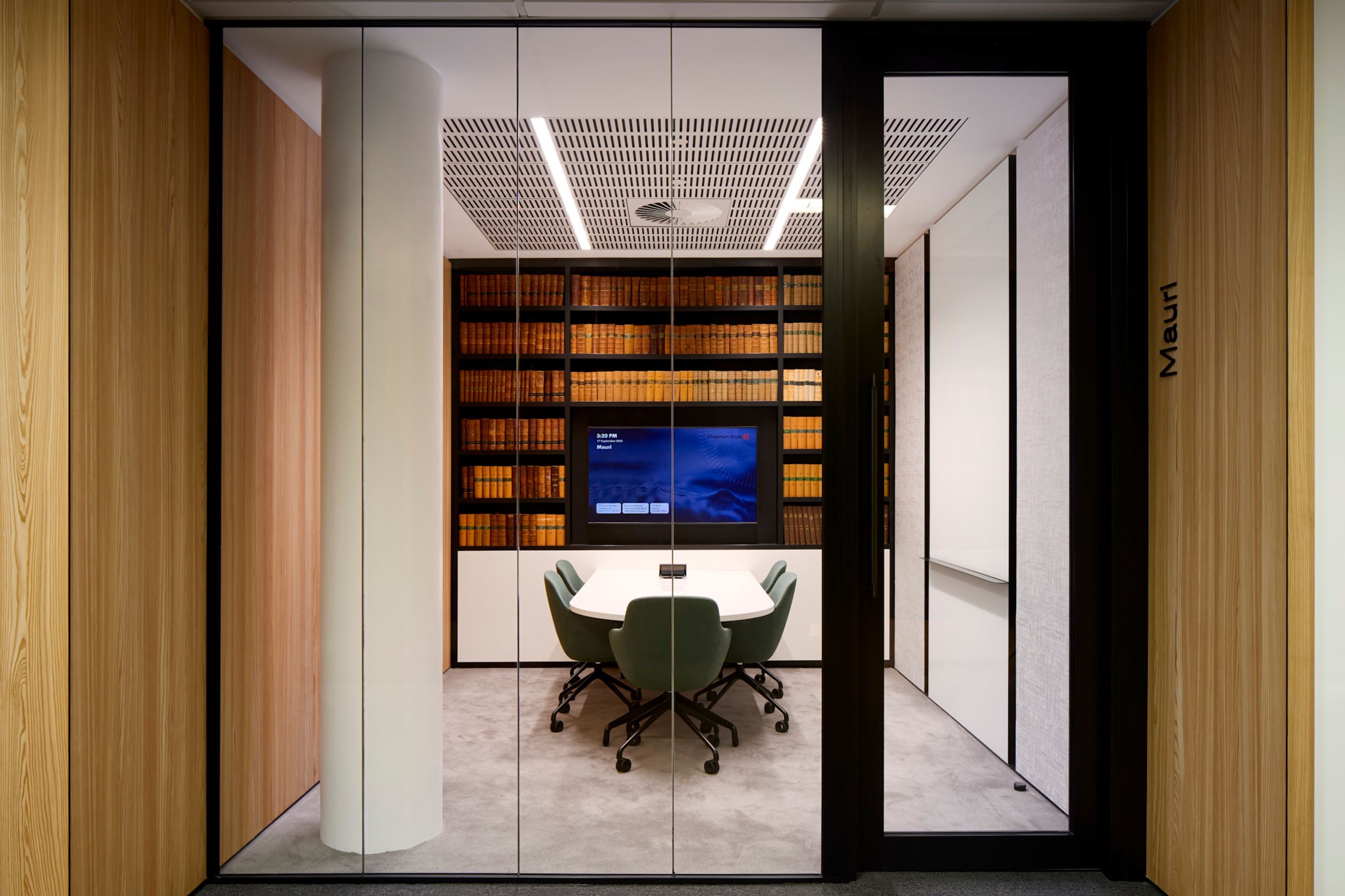 Chapman Tripp Office - Larch Veneer
