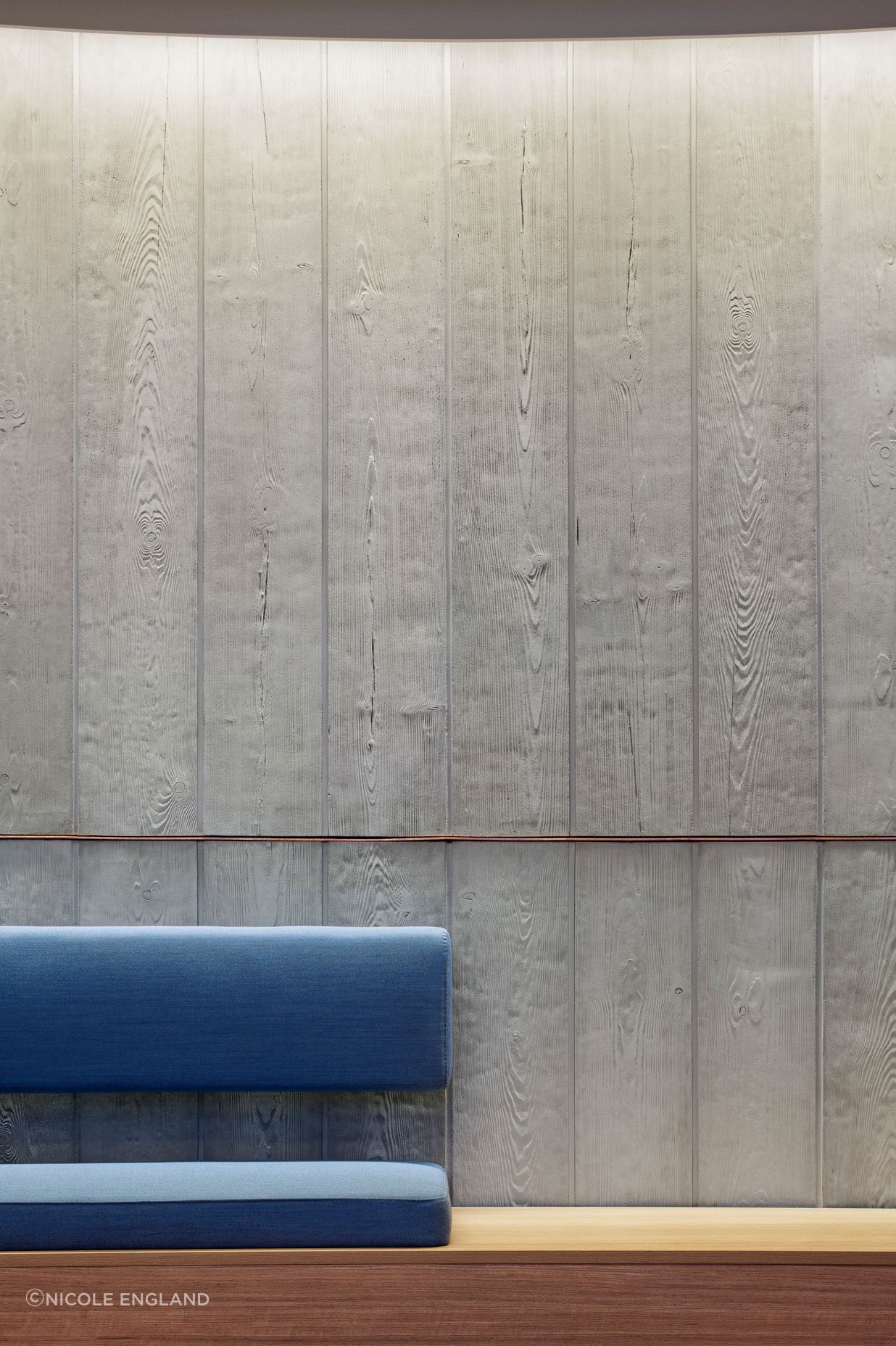 Several different master moulds were created from the timber to provide the desired variation in the panels