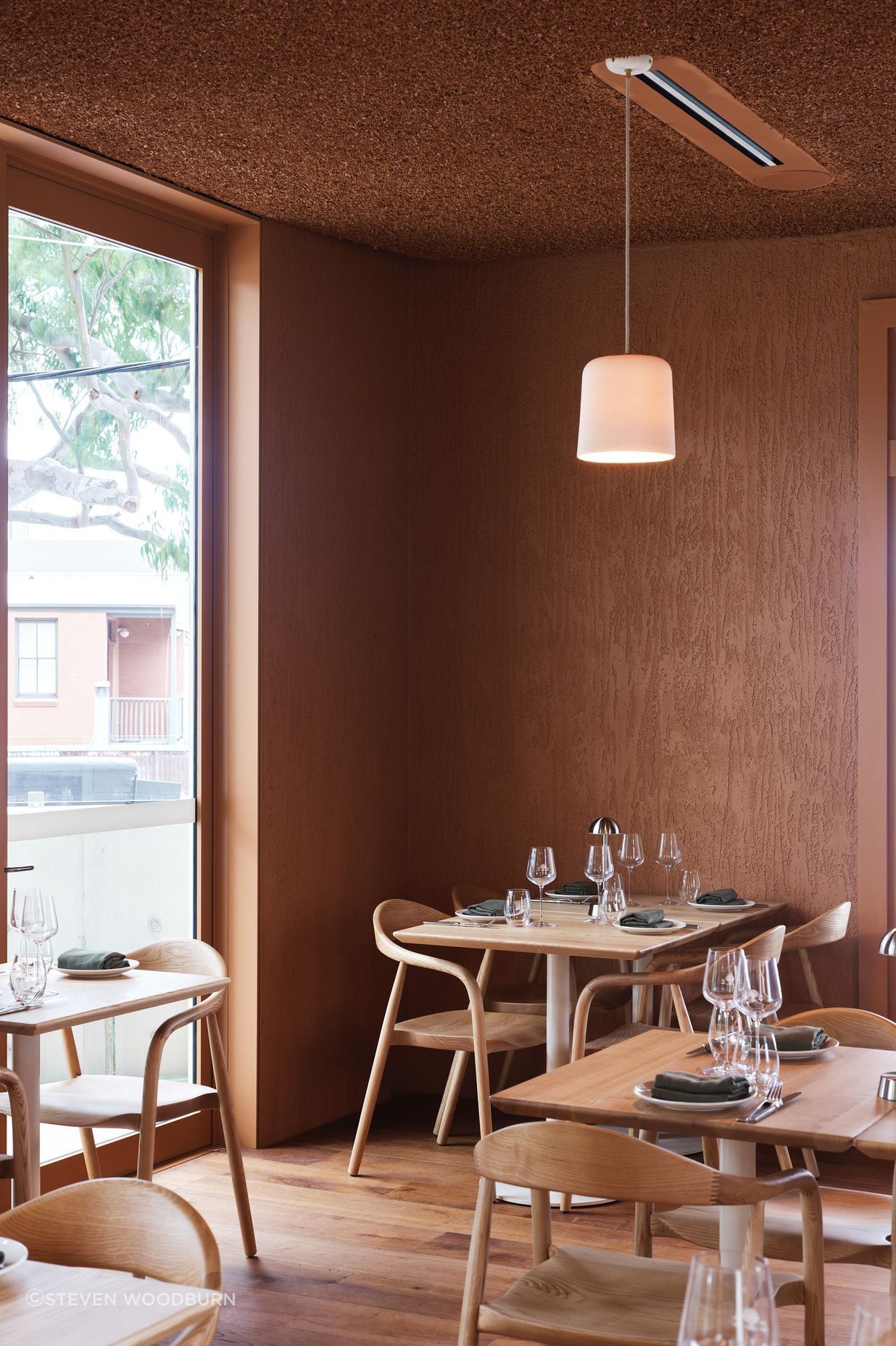 Studio Enti’s Dawn Pendants can be hung individually or grouped together to uniquely define and illuminate.