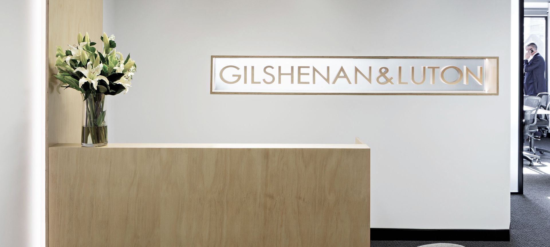 Gilshenan & Luton banner