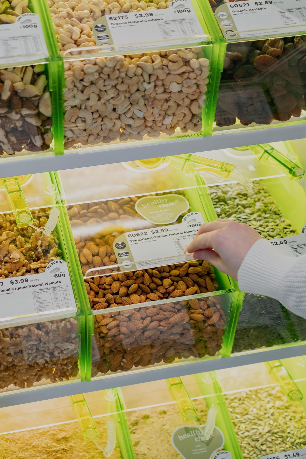 Acrylic Bulk Food Bins