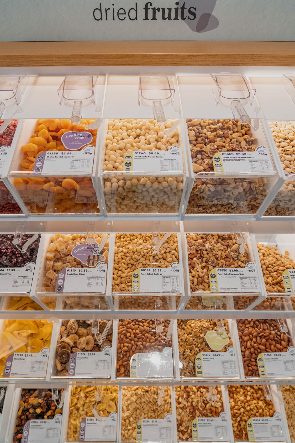 Acrylic Bulk Food Bins