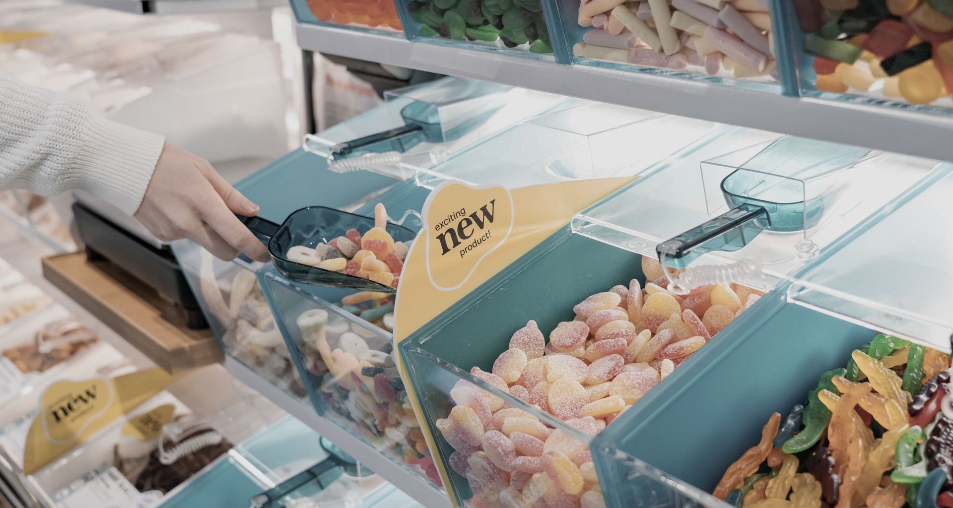 Acrylic Bulk Food Bins banner