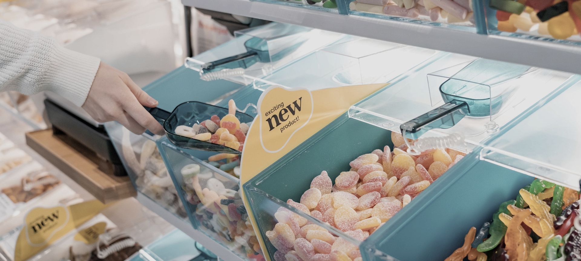Acrylic Bulk Food Bins banner