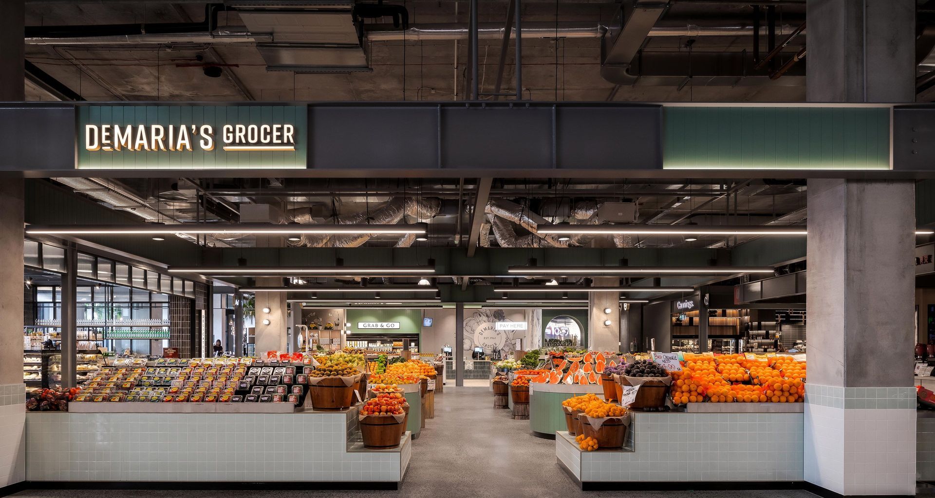 DeMaria's Grocer banner