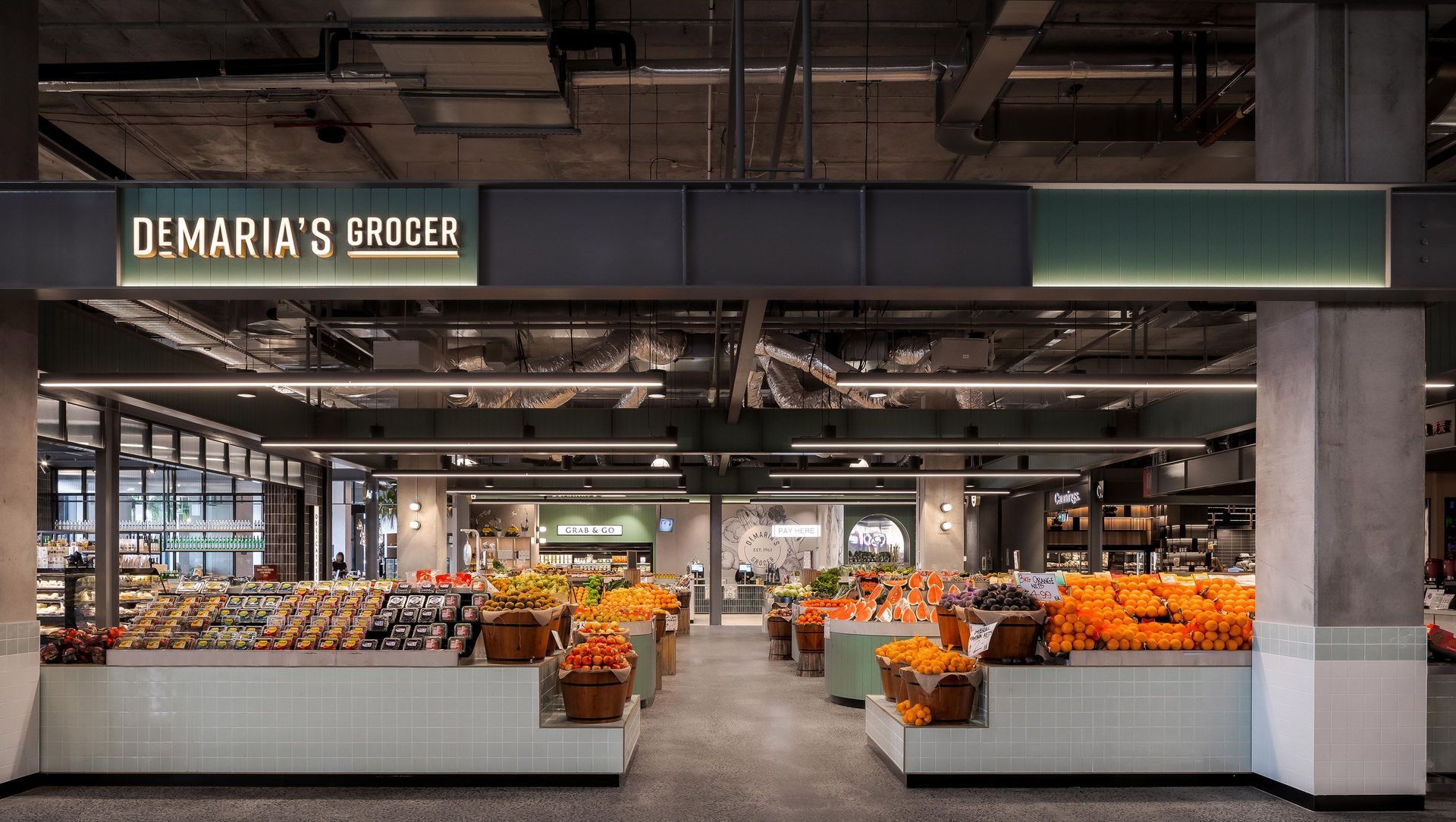 DeMaria's Grocer banner