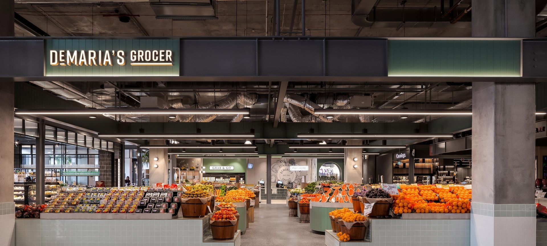 DeMaria's Grocer banner