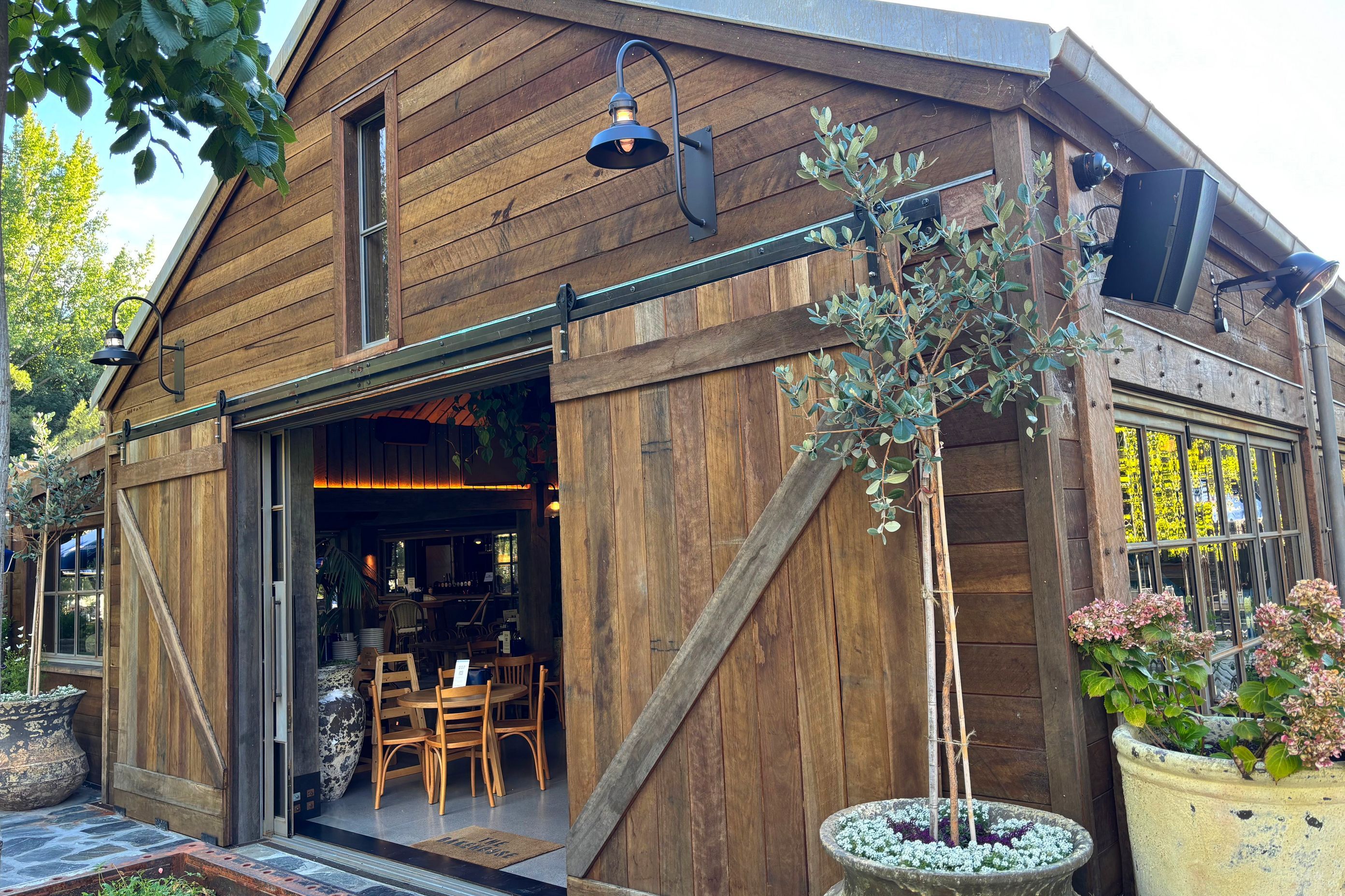 Hardwood cladding, The Bakehouse, Ayrburn