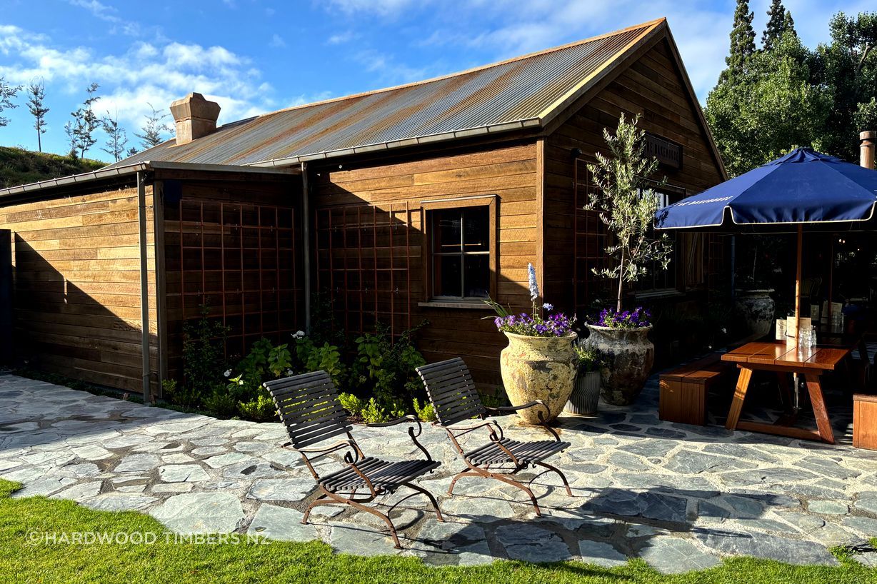 Hardwood cladding, The Bakehouse, Ayrburn