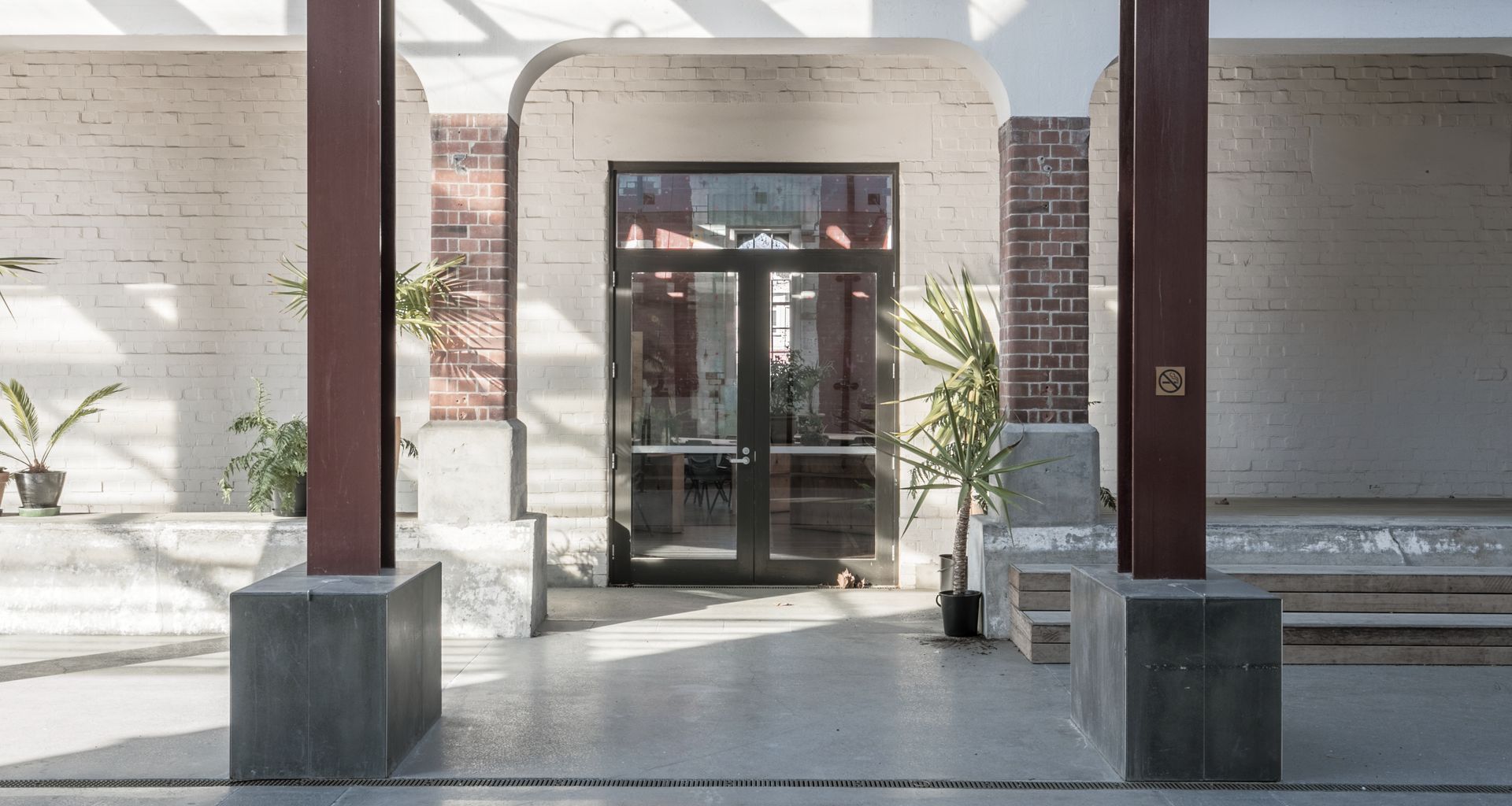 Arts Centre Doors banner