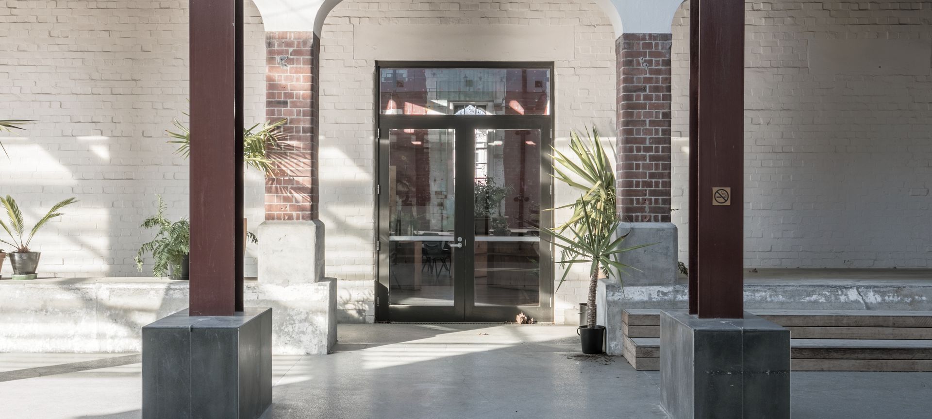 Arts Centre Doors banner