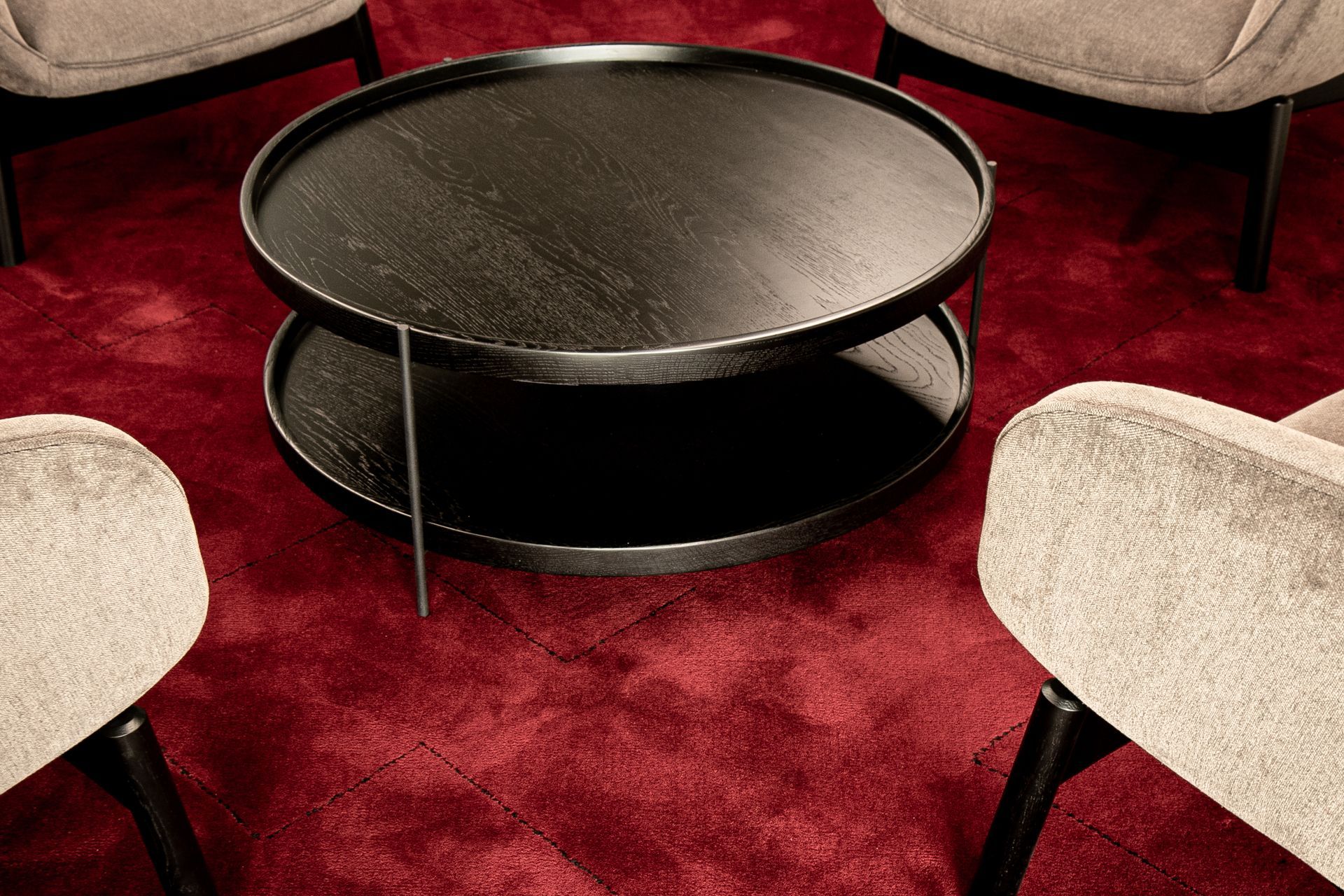 A Splash of Garnet in the McElroys Office