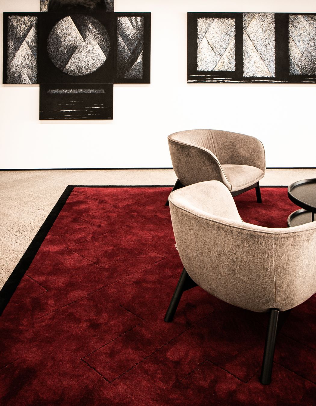 A Splash of Garnet in the McElroys Office