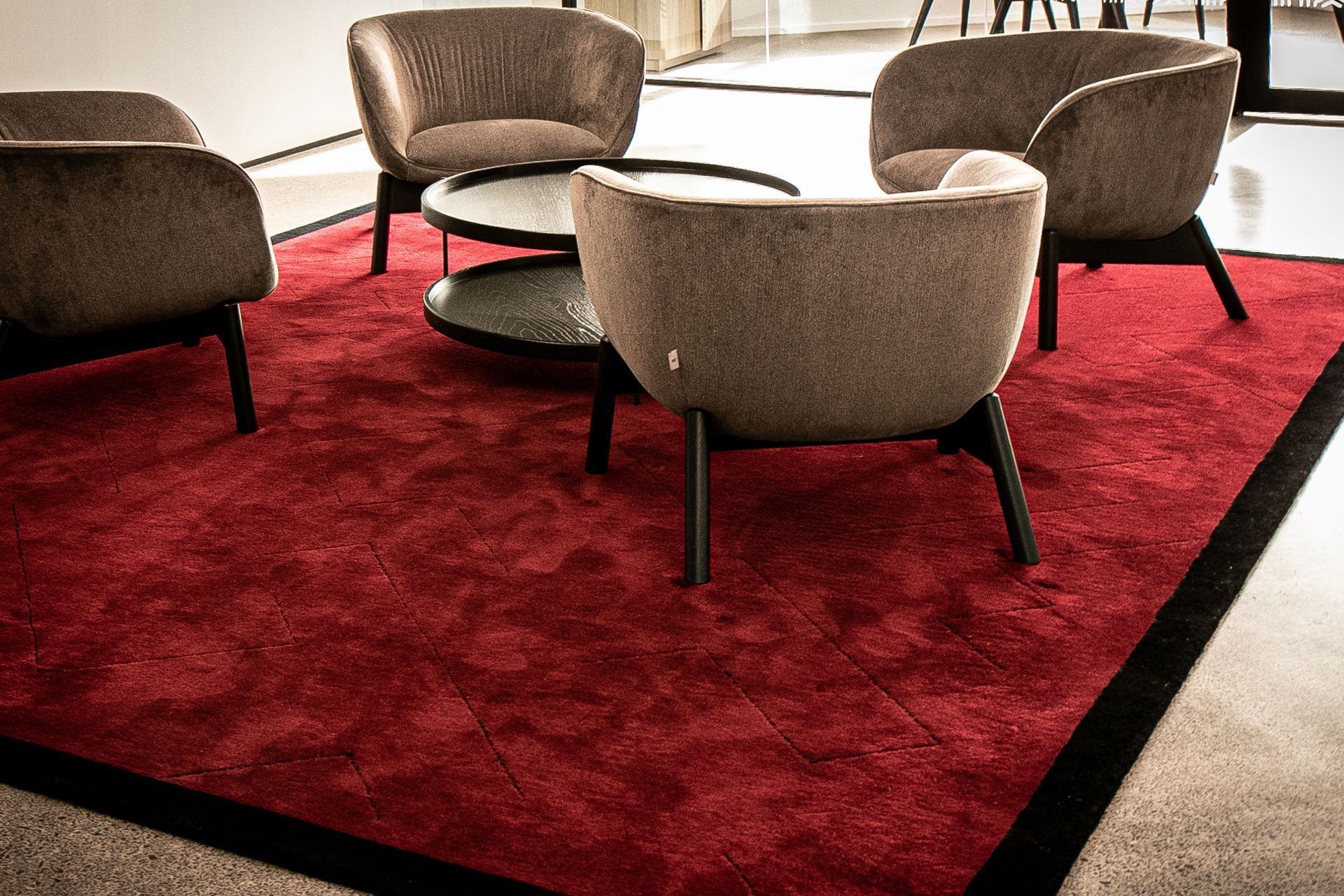 A Splash of Garnet in the McElroys Office